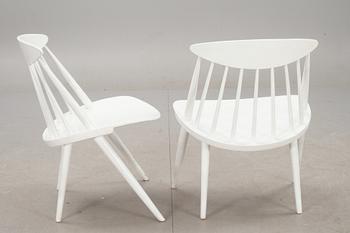 KARMSTOLAR, ett par, 1900-talets andra hälft.