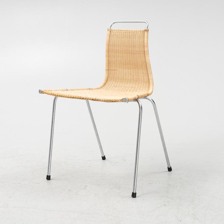 Poul Kjaerholm, a model PK-1 chair, probably from E Kold Christensen.