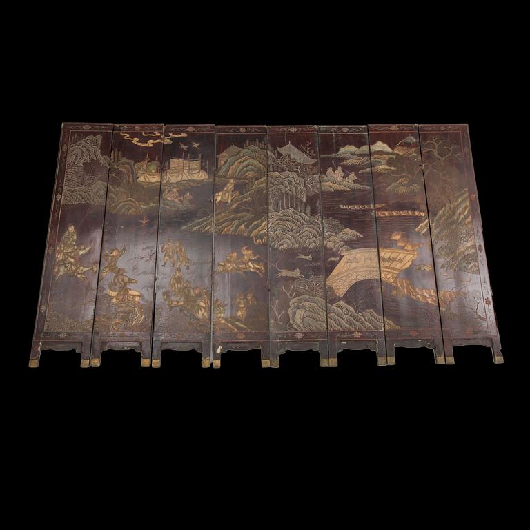 VIKSKÄRM, Kina. 1800-tal.