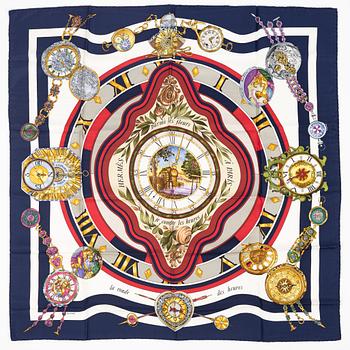 Hermès, scarf, "La Ronde des Heures".