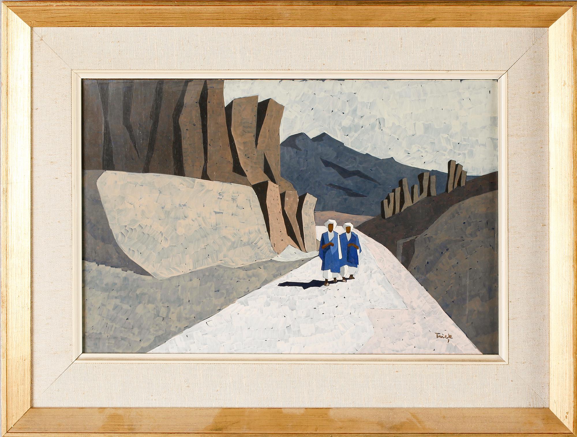 LARS FRICK, olja på pannå, signerad.