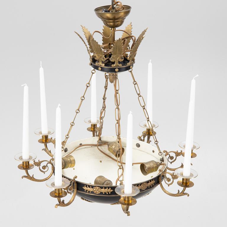 Ampel, empirestil, omkring år 1900.