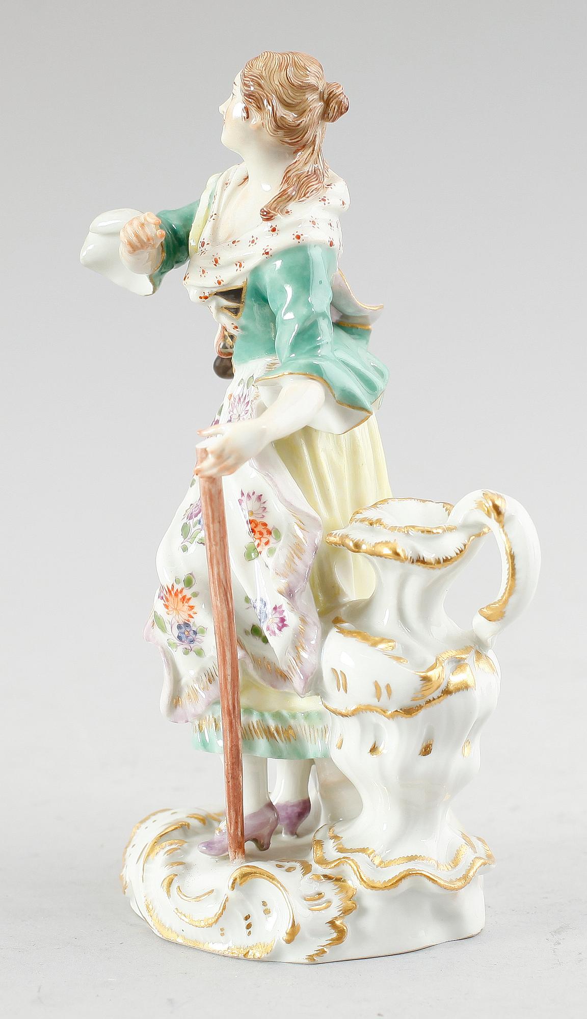 FIGUR, porslin, Meissen, 1900-talets mitt.