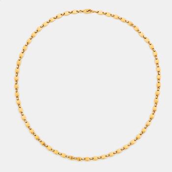 A Cartier 18K gold necklace.