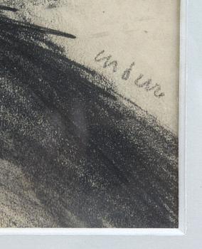 HILMER ANDERZ, teckning, sign.