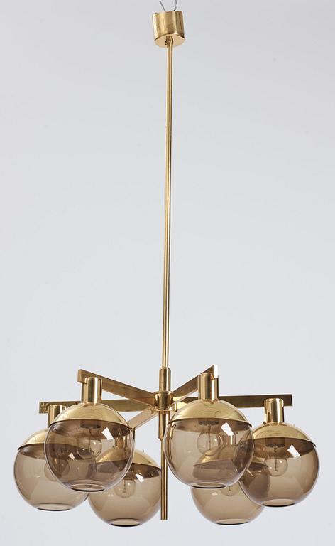 Hans-Agne Jakobsson, a pair of ceiling lamps, model "Pastoral T348/6" Hans Agne Jakobsson AB Markaryd, Sweden 1960-70's.