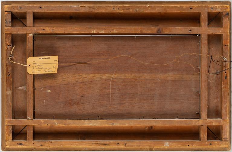 F. VON HOHENSTÄDT, olja på pannå, signerad.