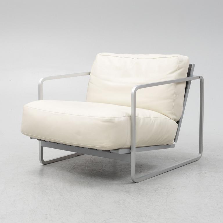 Alfredi Höberli & Christophe Marchand, a 'Zurigo' armchair, Zanotta, Italy.