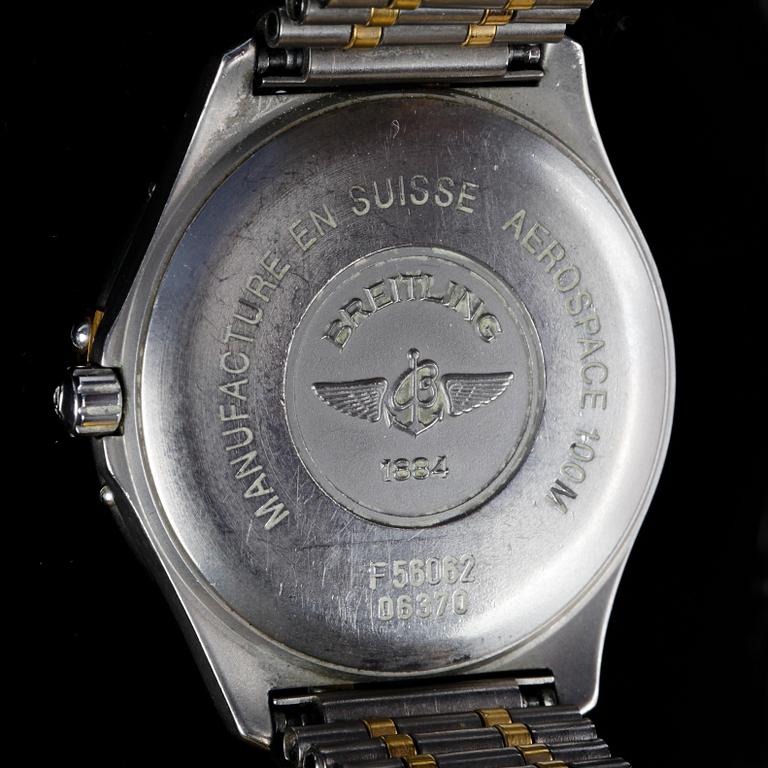 ARMBANDSUR, titan och guld, Breitling, Aerospace, 1996.