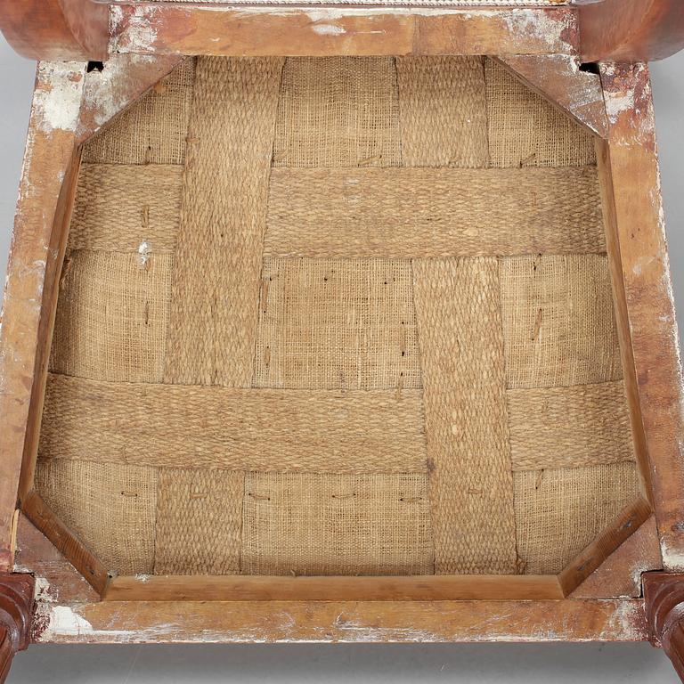 STOLAR, ett par, sengustavianska, omkring 1800.