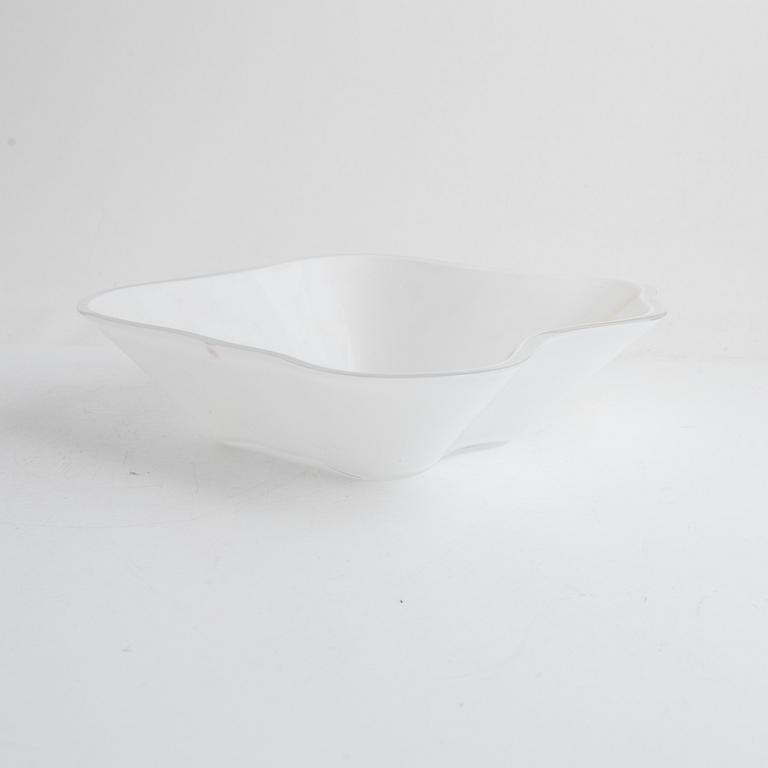 Alvar Aalto, "Aalto-blomman", 4 delar, glas, Iittala, Finland.