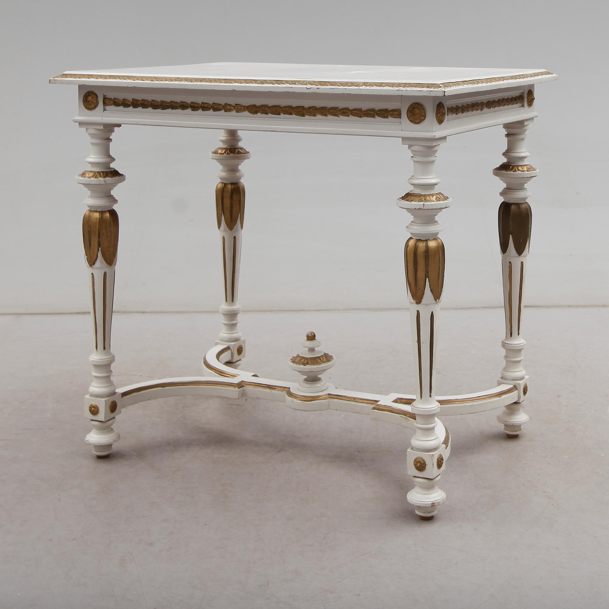 BORD, gustaviansk stil, sent 1800-/1900-tal.