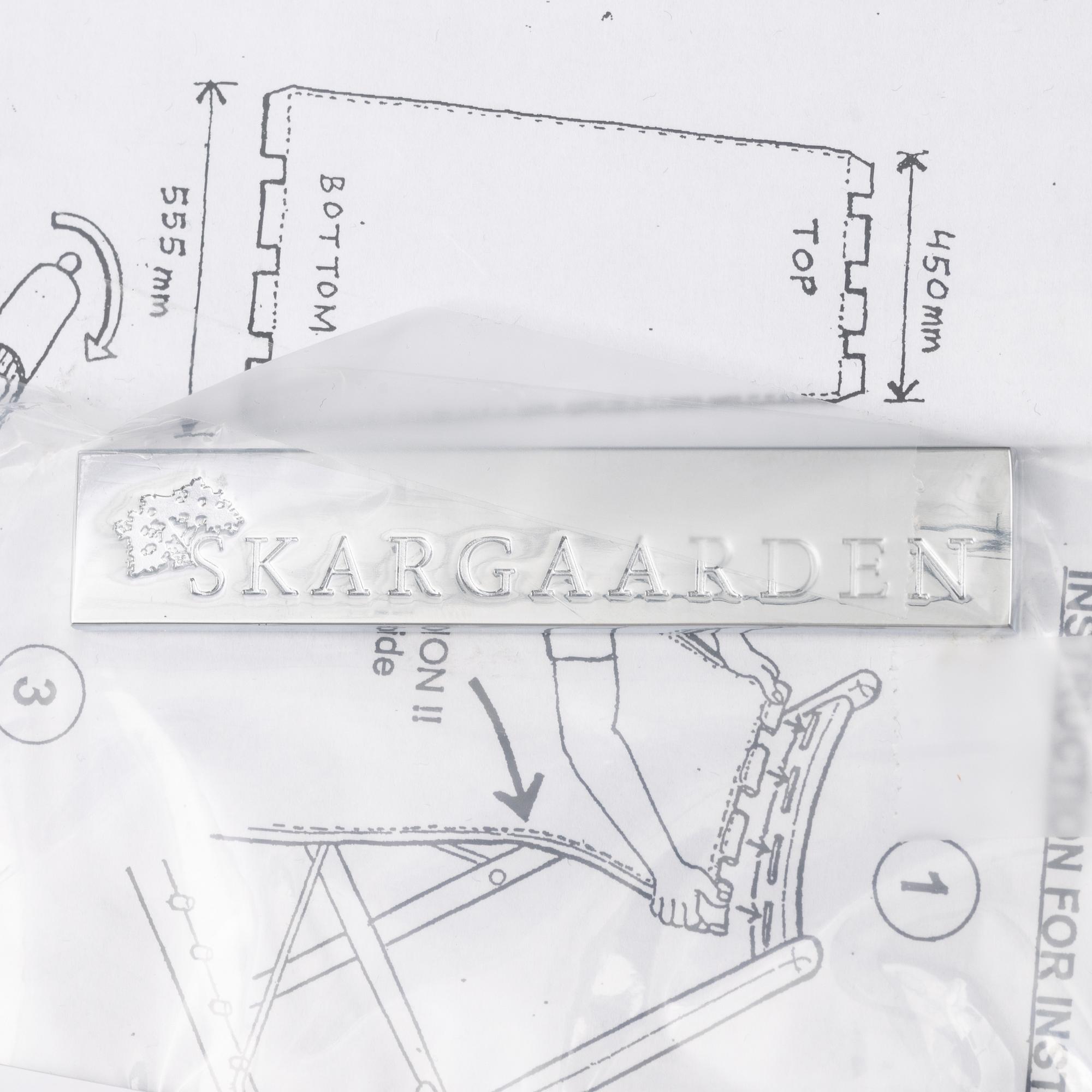 Björn Hultén, beach chair, 'H55', Skargaarden.