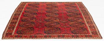 An Antique Ersari carpet, ca 292 x 203 - 226 cm.