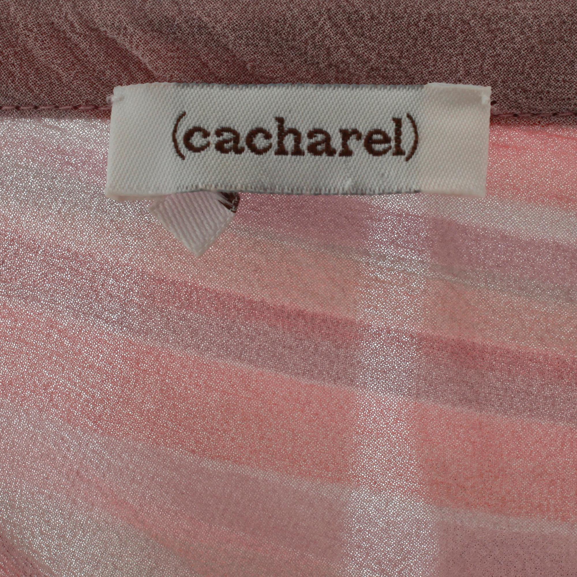 CACHAREL, a silk ruffled dress.