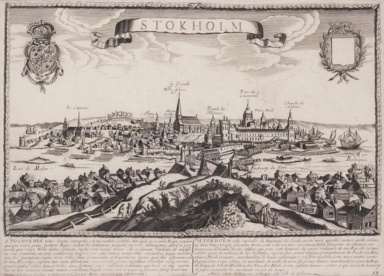 Gerard Jollain, a map, engraving, Paris, France, c. 1678.