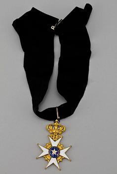 STORKORS, Nordstjärneorden, 18 k guld, CF Carlman, 1955. Tot vikt 25 g.