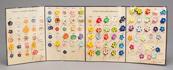 SAMLING MAJBLOMMOR, 70+28 +4+1 st, 1900-2000-tal.