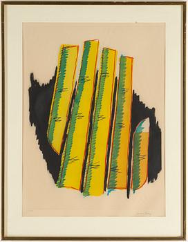 Man Ray, färgakvatint, signerad och numrerad 63/99.