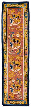 281. A RUNNER, an antique/semi-antique Ningxia, China, ca 284 x 74 cm.