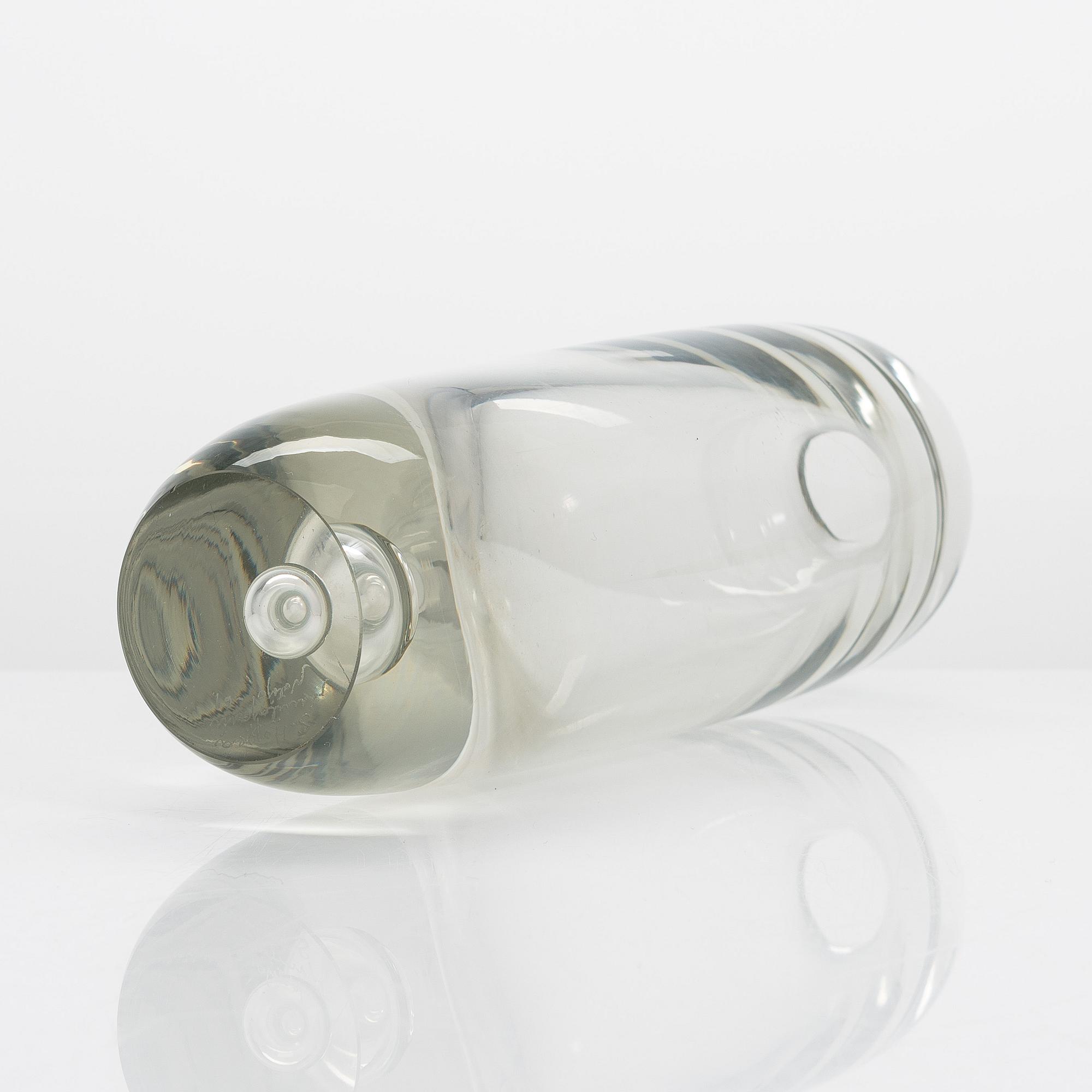 Saara Hopea, a glass vase, 'Bubble', signed S. Hopea Nuutajärvi Notsjö -61.