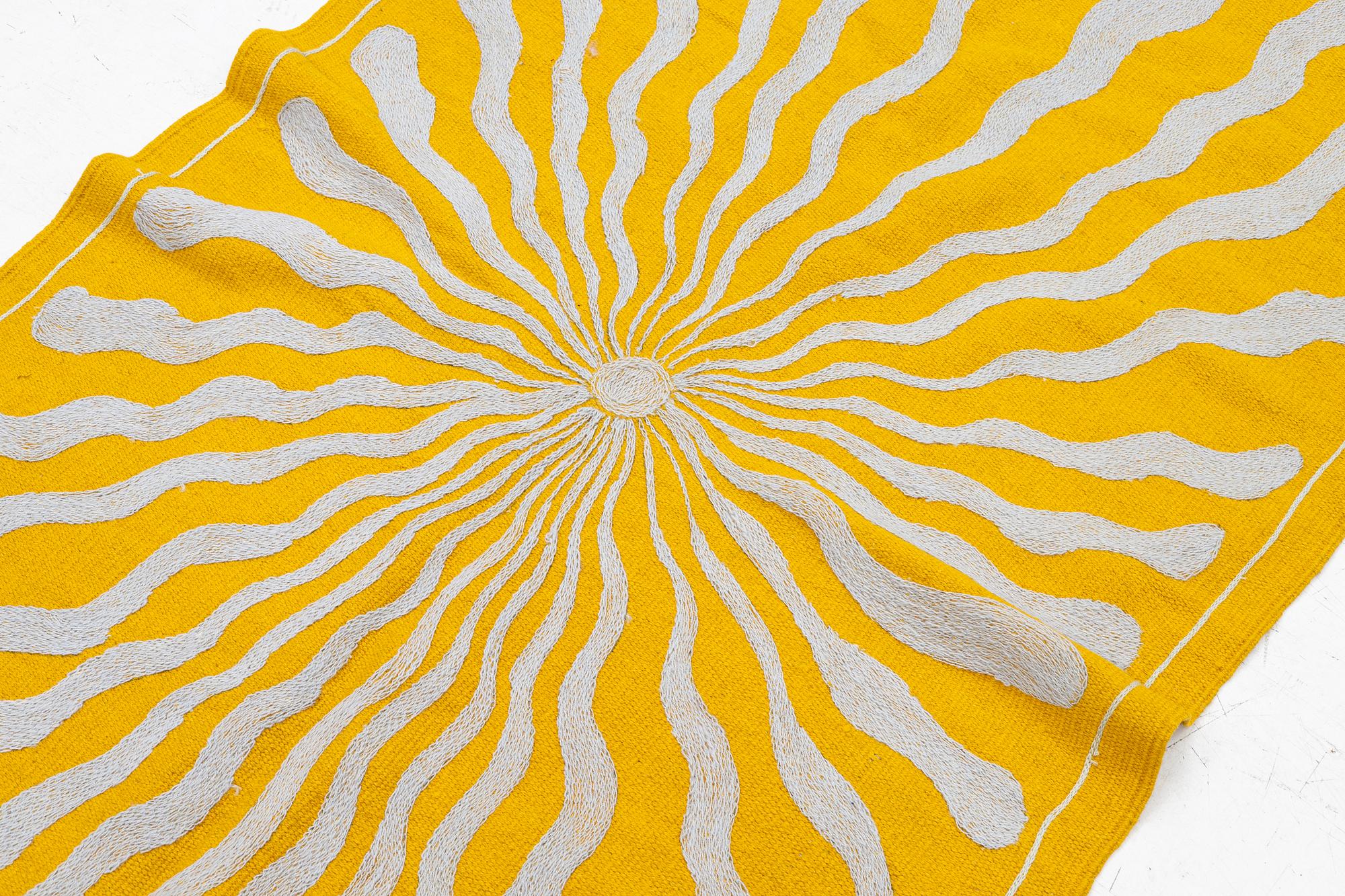 Matta, handbroderad Kelim, 183 x 113 cm.