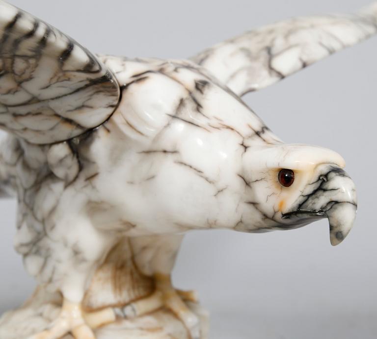 SKULPTUR, alabaster, 1800-/1900-tal.