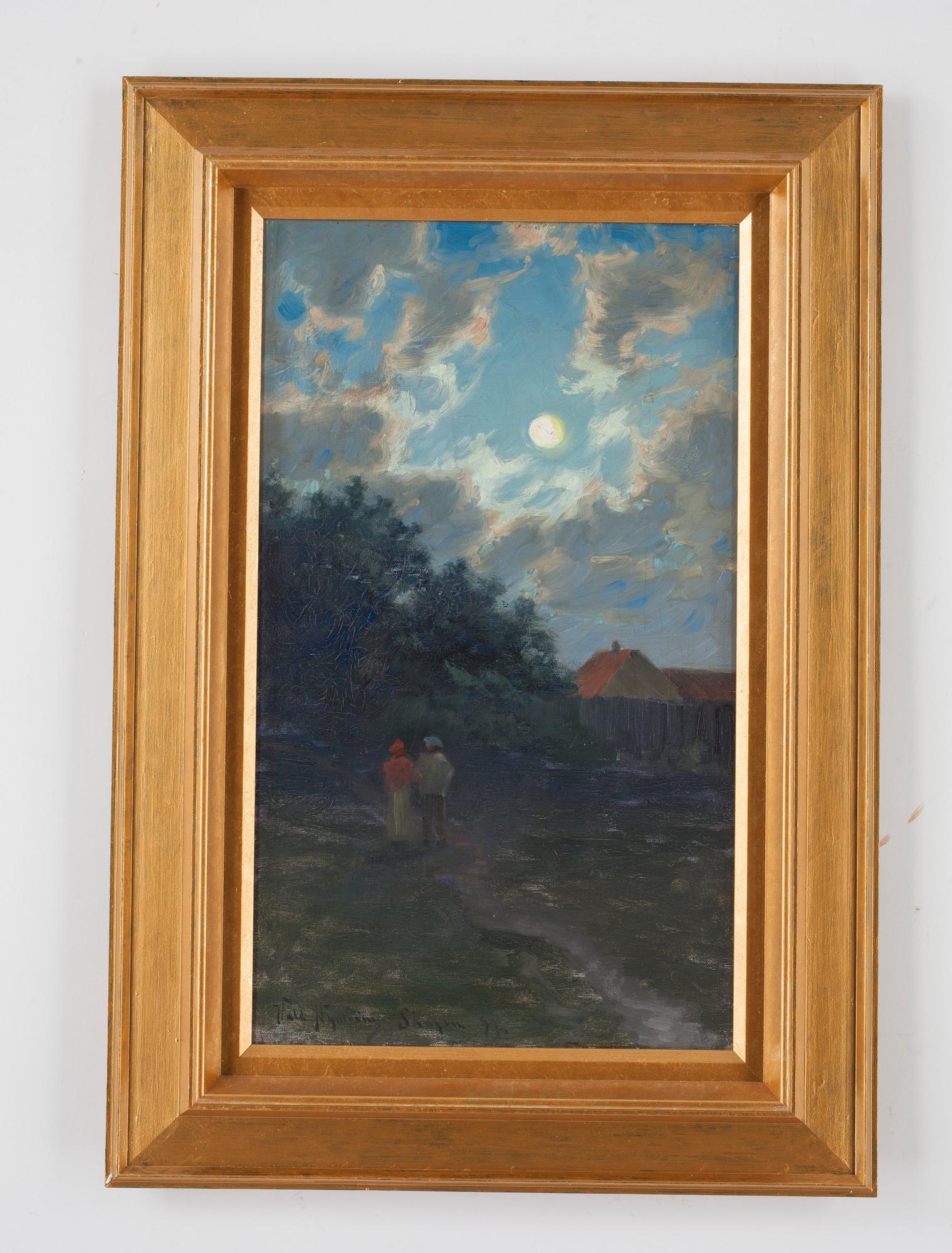 Valdemar Nyström, Månskenspromenad på Skagen.