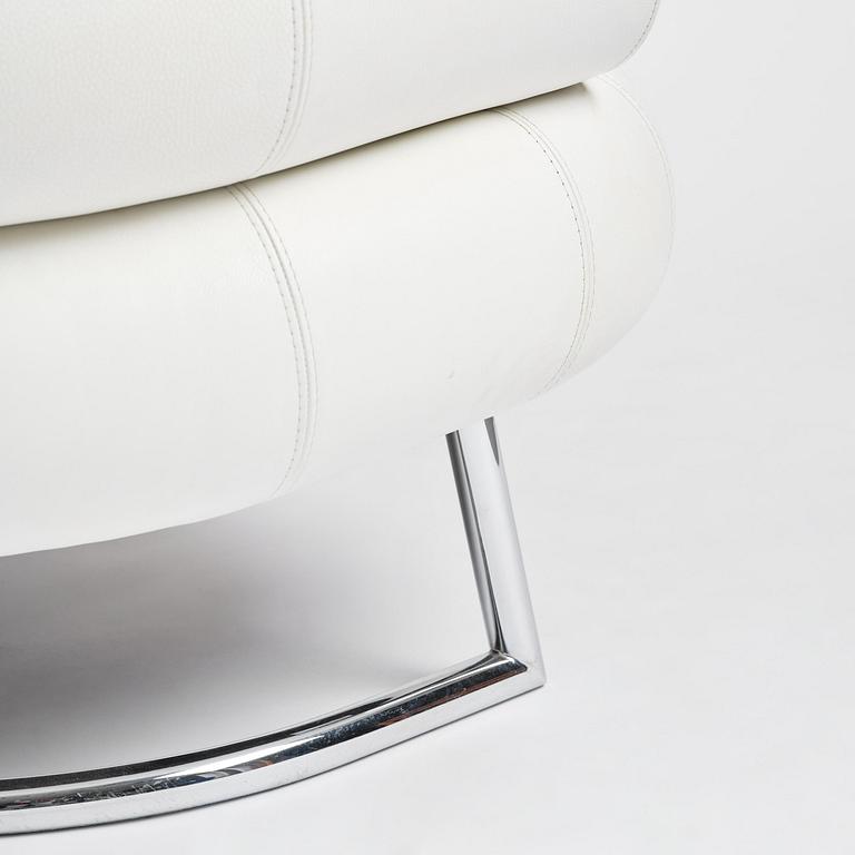 Eileen Gray, fåtöljer, ett par, "Bibendum", ClassiCon, Tyskland, efter 1990.