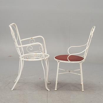 TRÄDGÅRDSSTOLAR, 6 st, 1900-talets senare hälft.