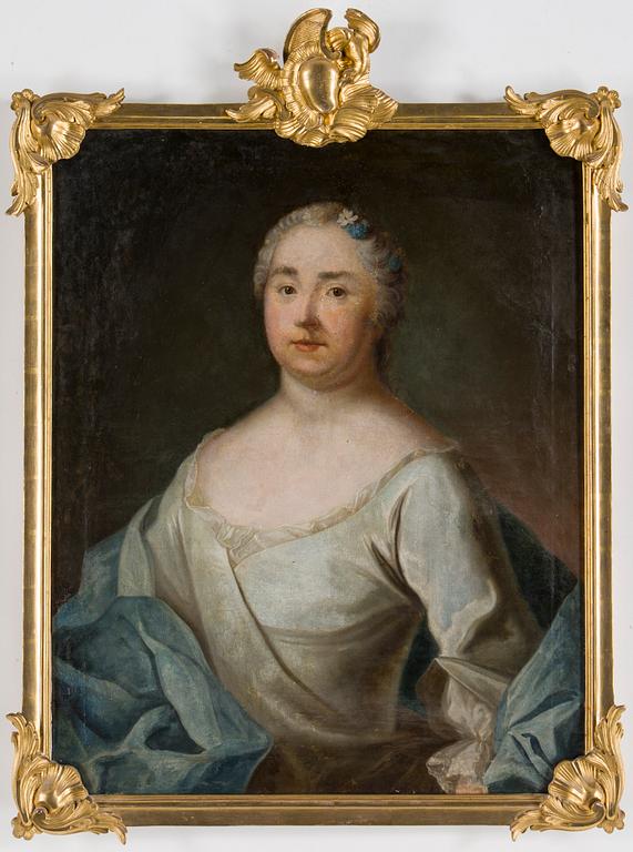 JOHAN HENRIK SCHEFFEL, tillskrivna, ett par, olja på duk, ej signerade.