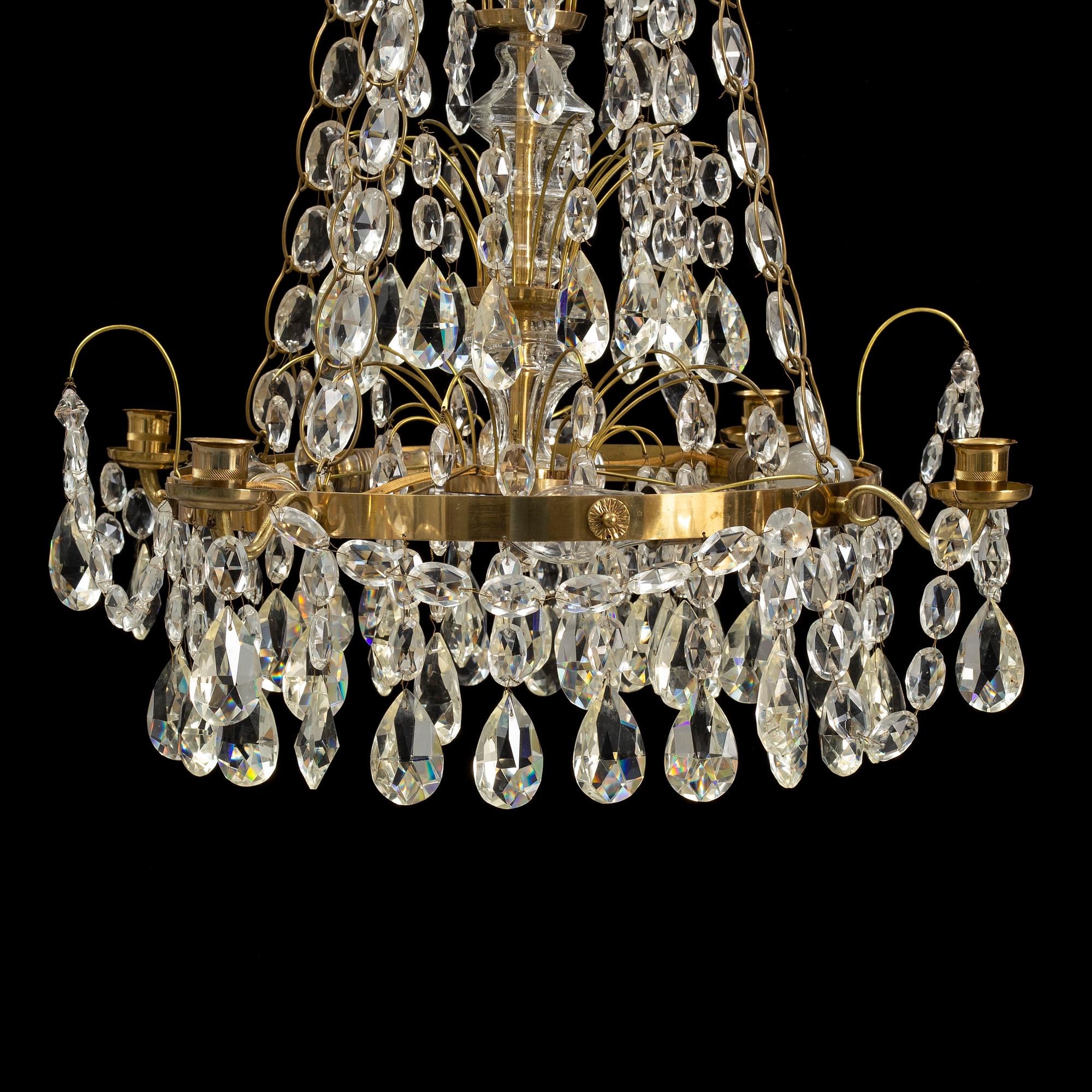 LJUSKRONA, gustaviansk stil, 1900-talets andra hälft.