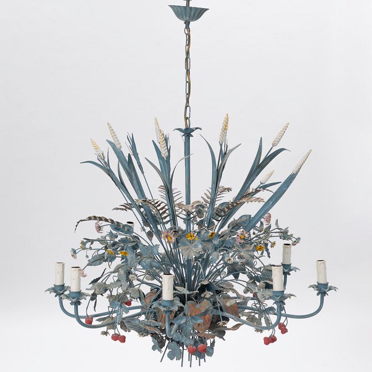 A chandelier, probably Italy, second half of the 20th Century.