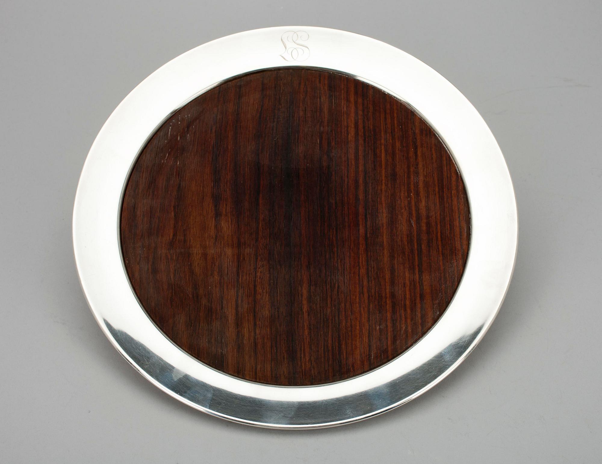 BRICKA, silver samt jakaranda, design Tapio Wirkkala, Kultakeskus 1974.