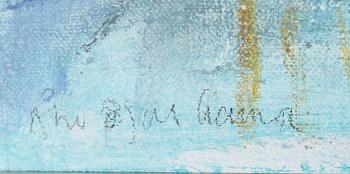 ÅKE BJURHAMN, olja på pannå, signerad.