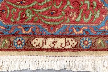 A semiantique signed Tabris carpet ca 274x189 cm.