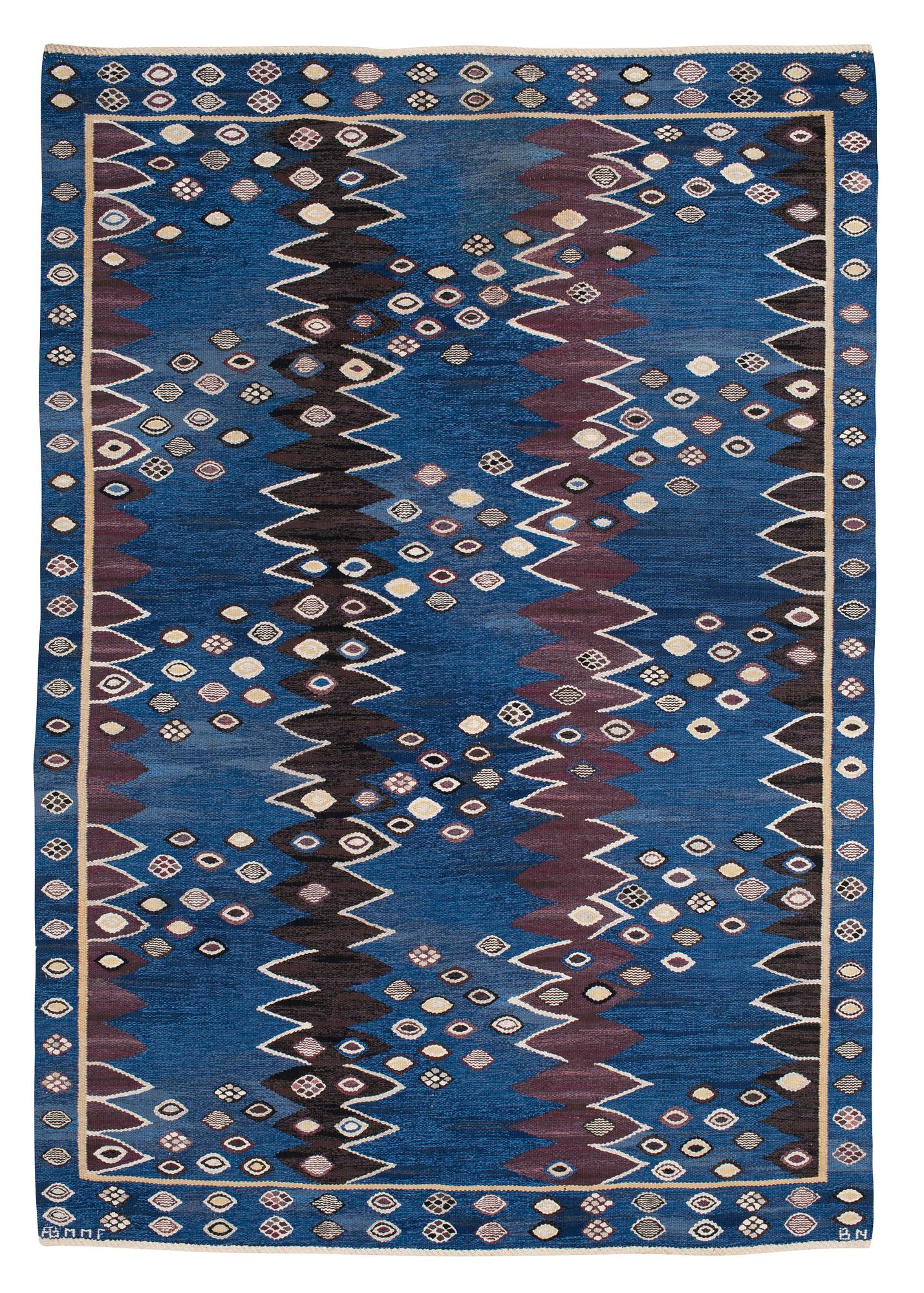 MATTA. "Snäckorna". Gobelängteknik. 275,5 x 194 cm. Signerad AB MMF BN.