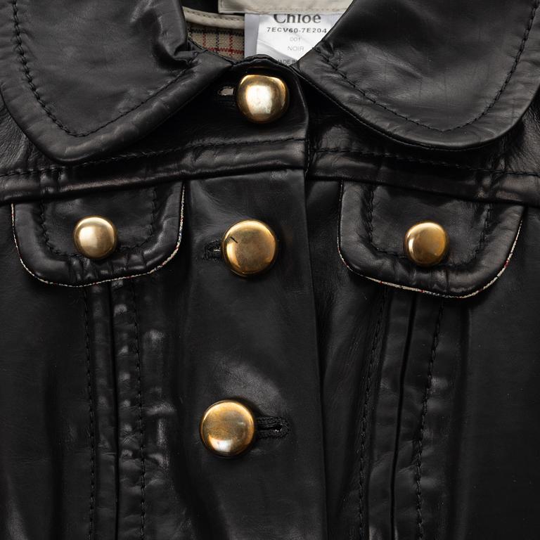 Chloé, skinnjacka, 2007, fransk storlek 36 enligt etikett.