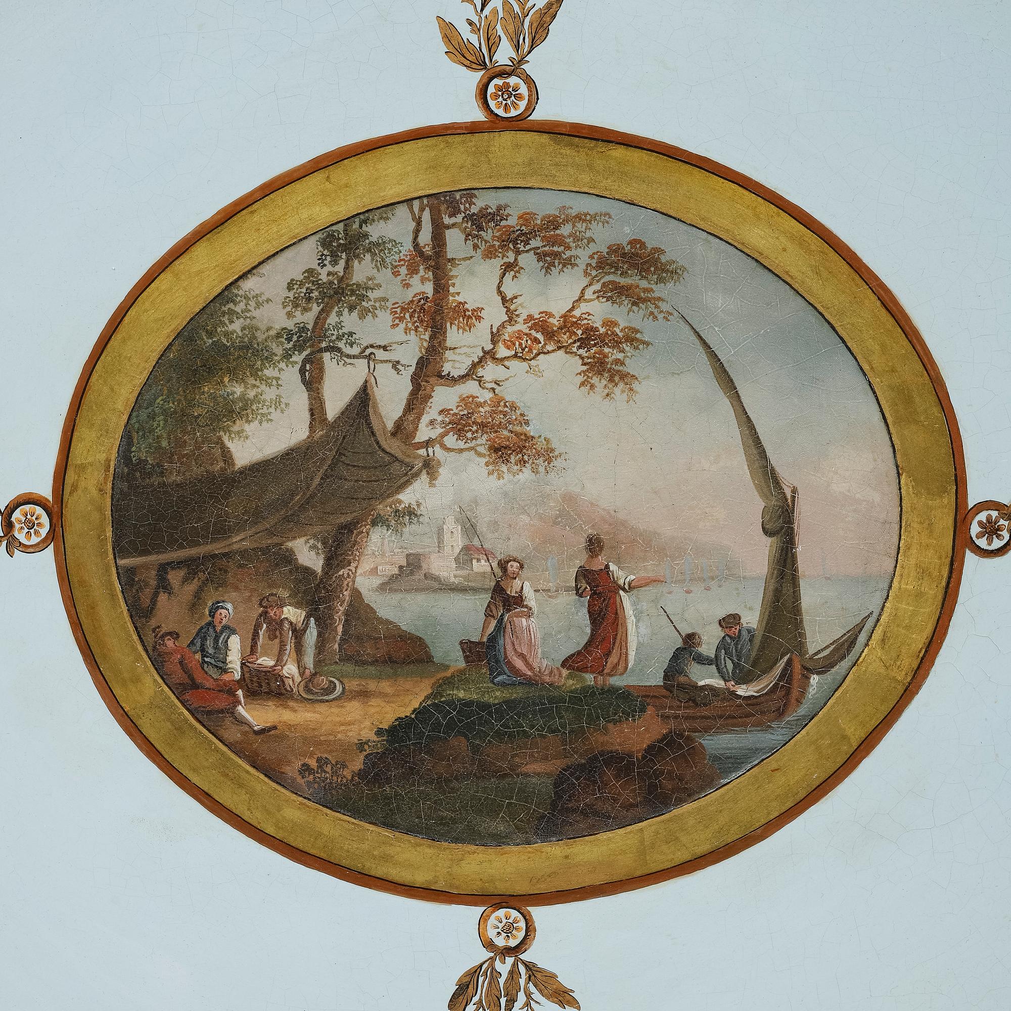 A late Gustavian late 18th century table.