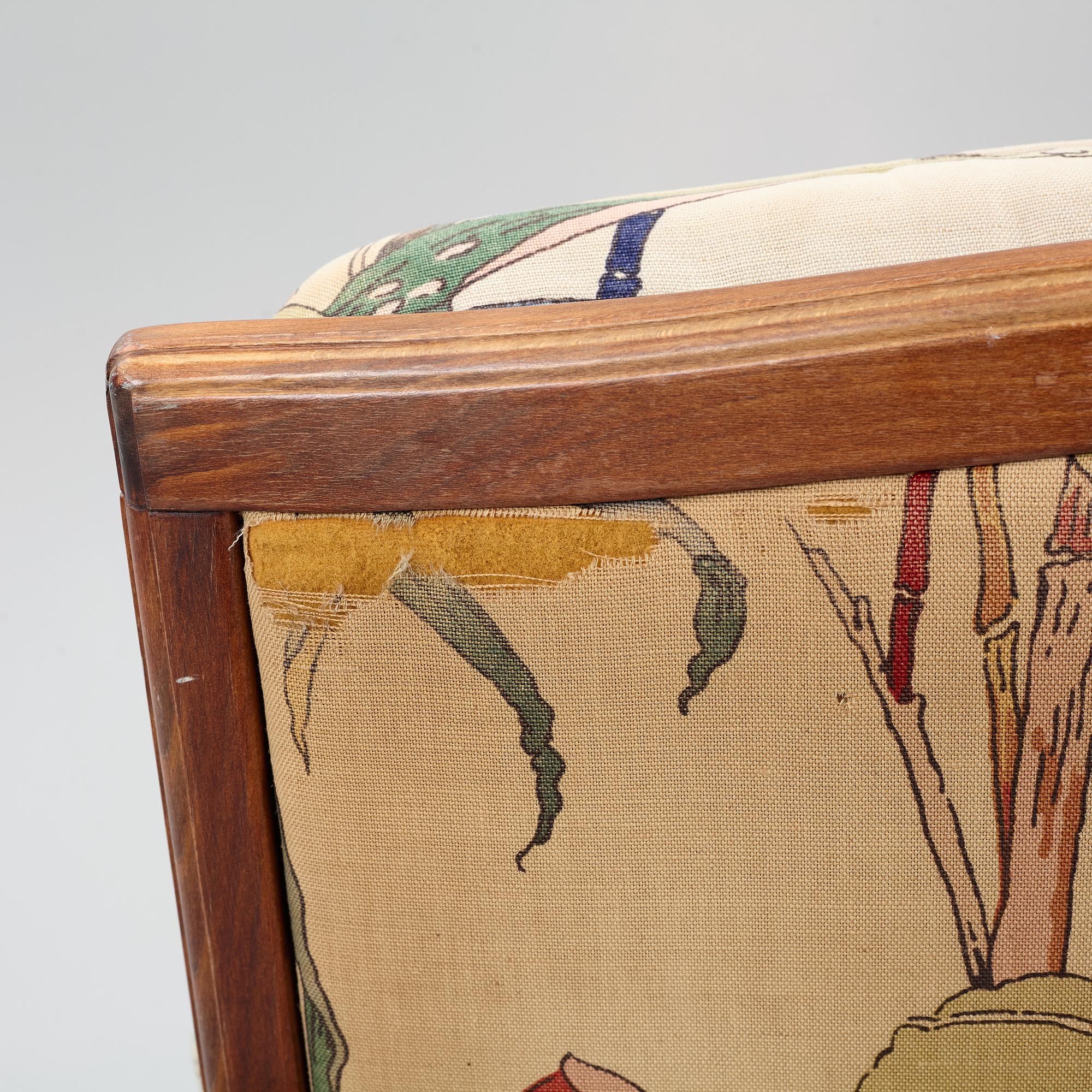 An 'Ellinor' armchair, Bröderna Andersson, second half of the 20th Century.