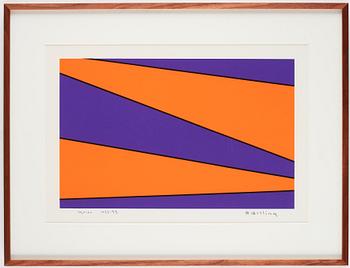 OLLE BAERTLING, silkscreen in colour, signed and numbered 20/100.