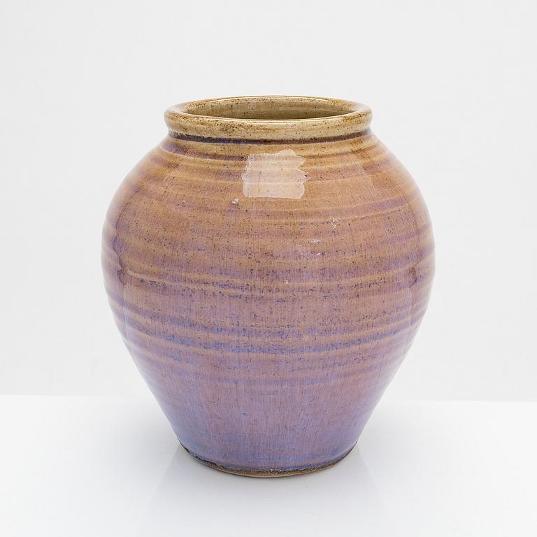 Michael Schilkin, a stoneware vase, signed Schilkin Arabia.