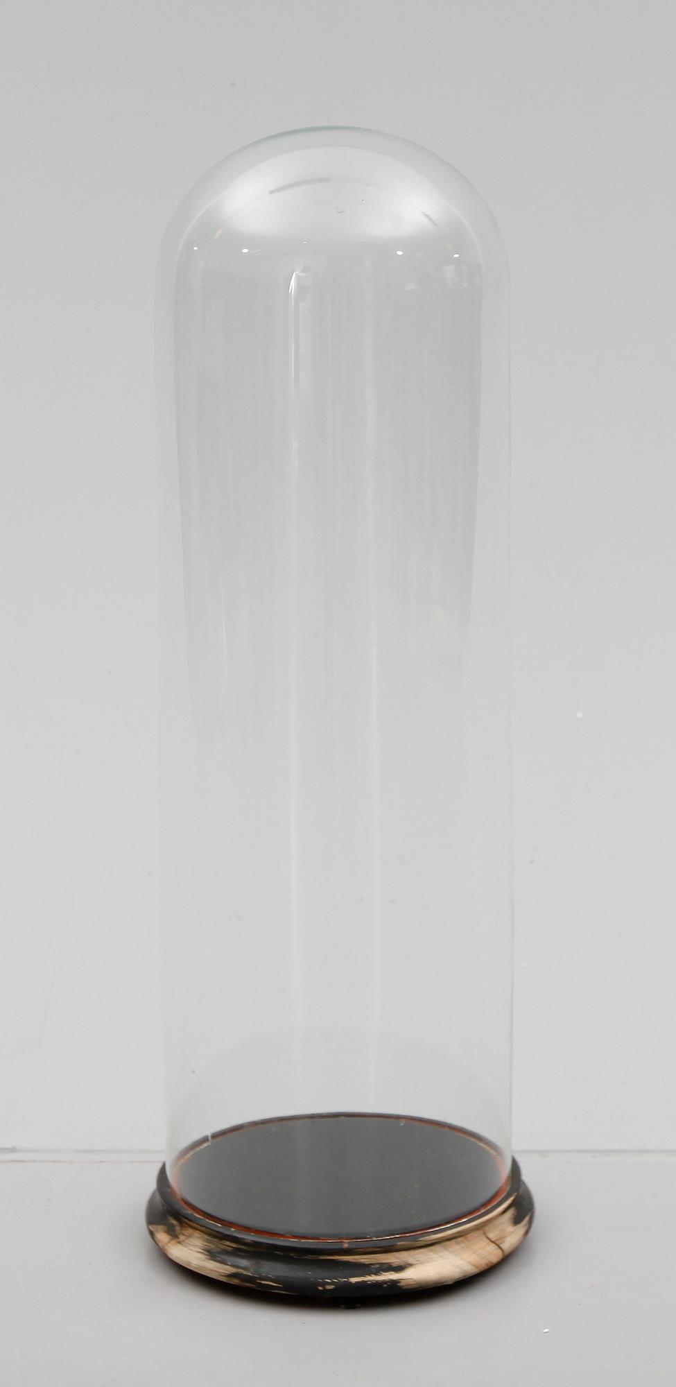 GLASKUPA, med stativ, sekelskiftet 1900.