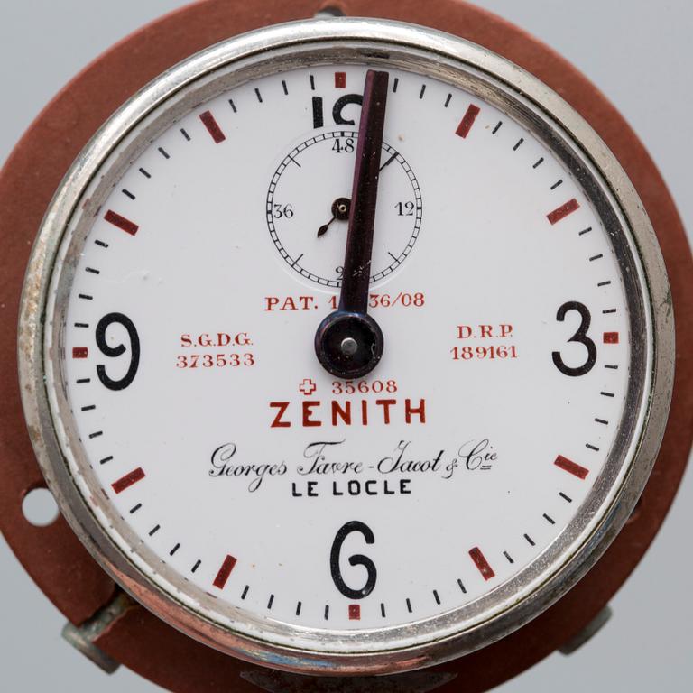 ZENITH, Fabriques des Montres Zenith, Le Locle Suisse, 2 st. TELUR, ca 50 mm,