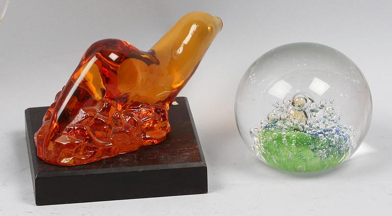 PARTI GLAS, 3 delar, bl a Björn Wiinblad.