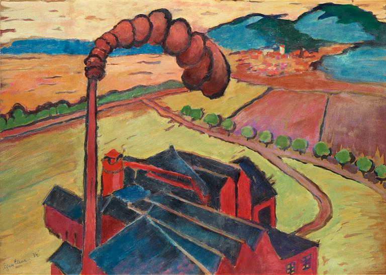 Agnes Cleve, "Mot dalen" (The Valley).