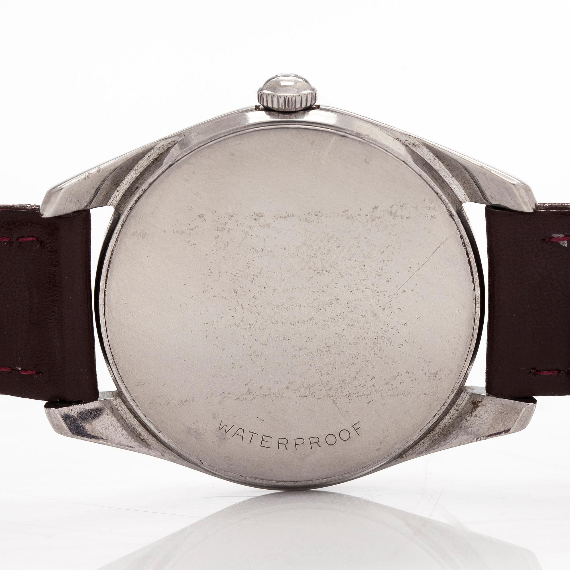 Omega, Ranchero, "Broad Arrow", rannekello, 36 mm.