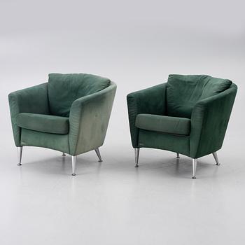 A pair of armchairs, Brunstad, Norway, end of the 20th century/beginning of the 21st.