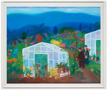 Lennart Jirlow, By the greenhouse.