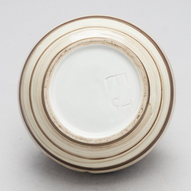 Elin Juselius, A ceramic vase signed EJ.